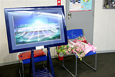 「サウザンクロス」と花束